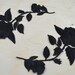 Black Rose Patch 2 Black Embroidery Patches/ Black Flower Applique Iron-on Backing Option for Mirrored Shape. Please Leave Note on Purchase 