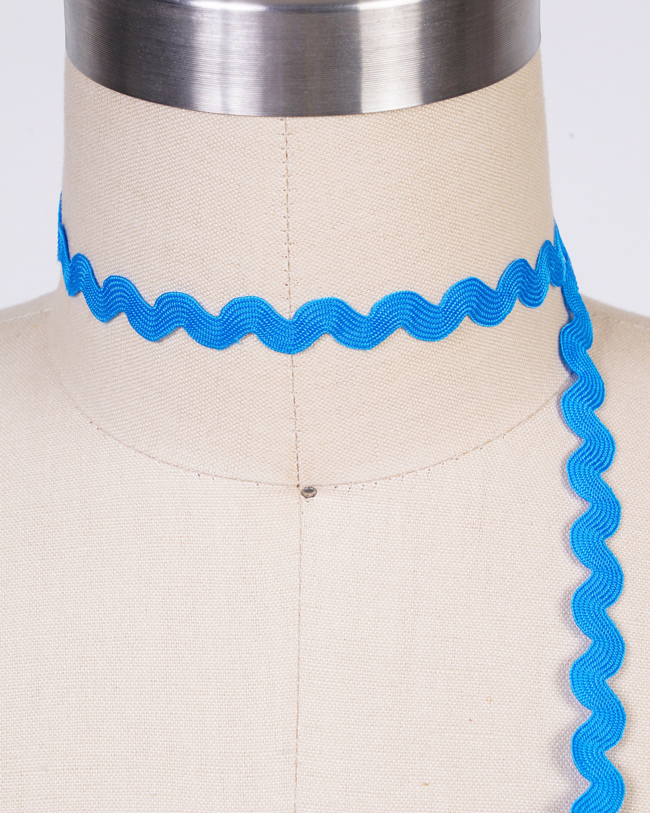50 Yards Royal Blue Ric Rac Ribbon: Polyester Zig Zag Trim - Etsy