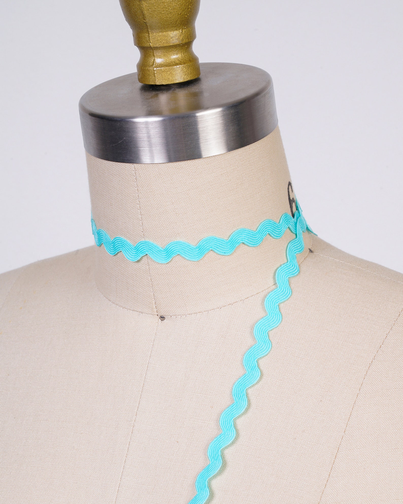 Ric Rac Ribbon Svg 50 Yards Turquoise Blue Ric Rac Ribbon Trim: Sewing & Craft Supply - Etsy