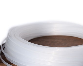 Deshuesado de plástico transparente: 1/4" (6 mm), 100 yardas