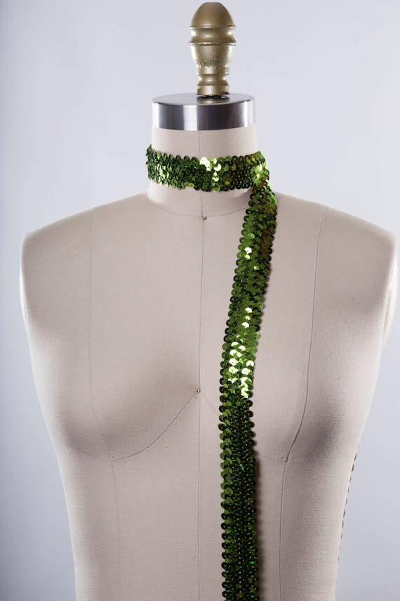 sequin lace ribbon