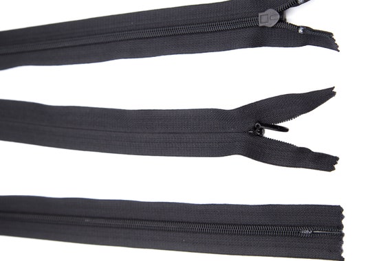 9 Invisible Separating Zipper, Size #5, Bias Bespoke Brand