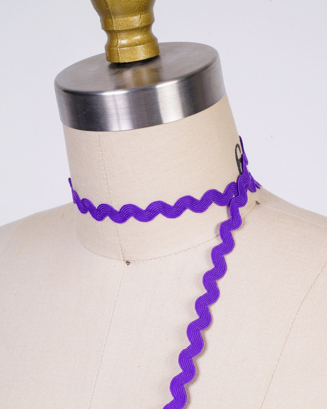 Purple Ric Rac Trim 50 Yards Violet Purple Ric Rac Trim Polyester - Edging for Children's ...