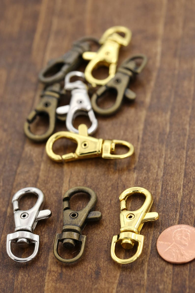 1 Dozen Swivel Lobster Clasps for Handbags Key Chains and Etsy
