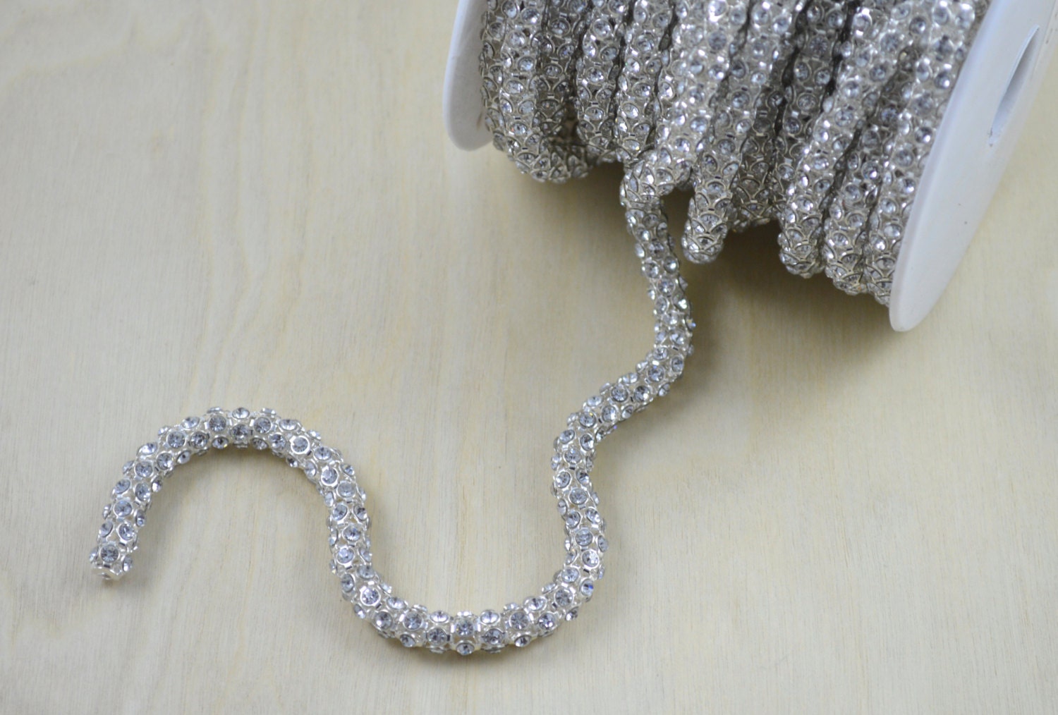 New Design Rhinestone Strips Crystal Rhinestone Rope for Sandal