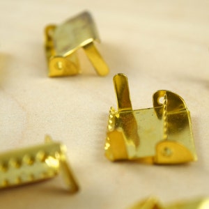 1 Dozen Suspender Strap Adjusters Ratchet Adjuster 1 or 2 with Bendable Forks Choose From Gold and Silver image 3