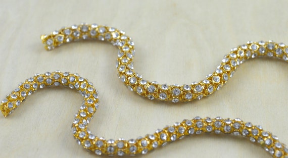 Rhinestone Cord / Rhinestone Chain/ Rhinestone Straps Perfect for