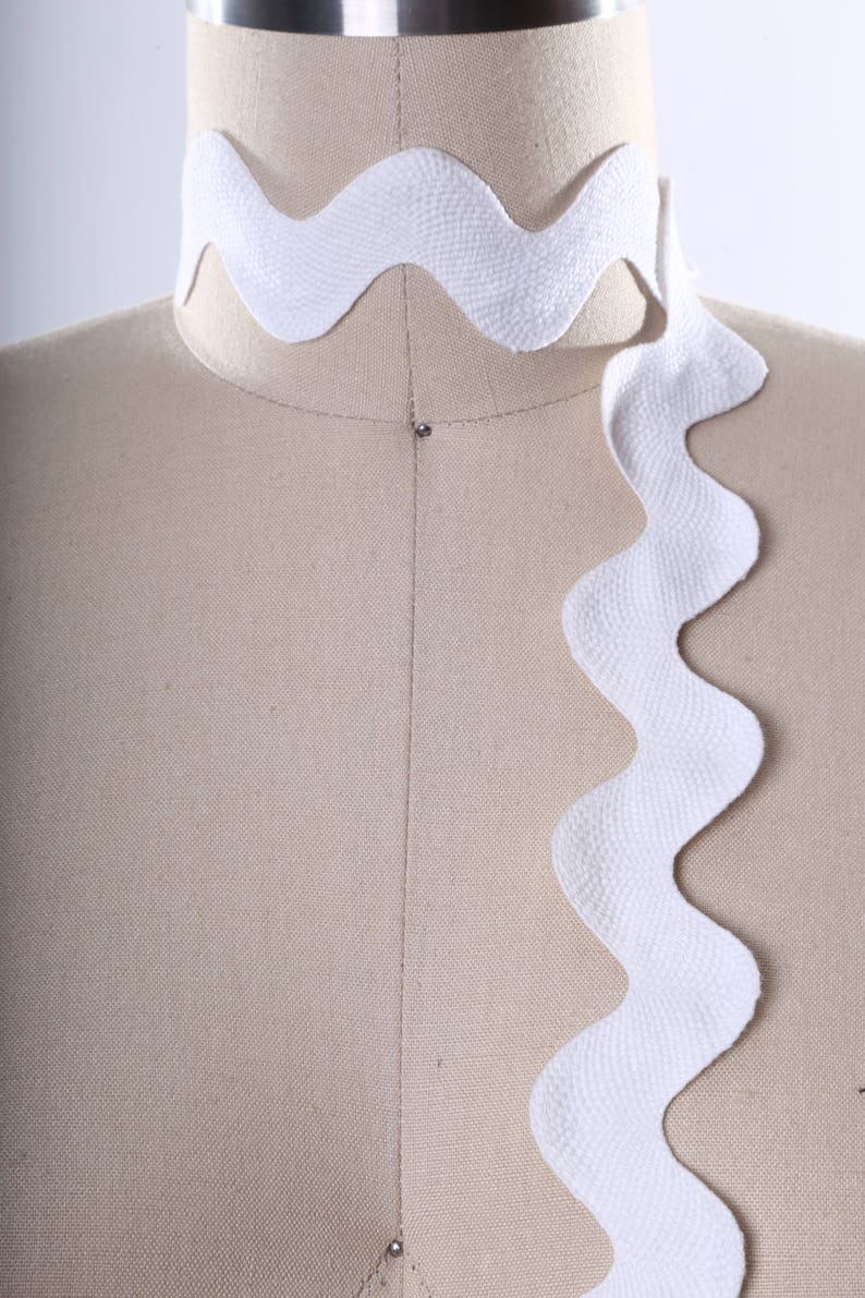 Jumbo White Ric Rac 100 Cotton White Ric Rac Trim Ribbon. Etsy