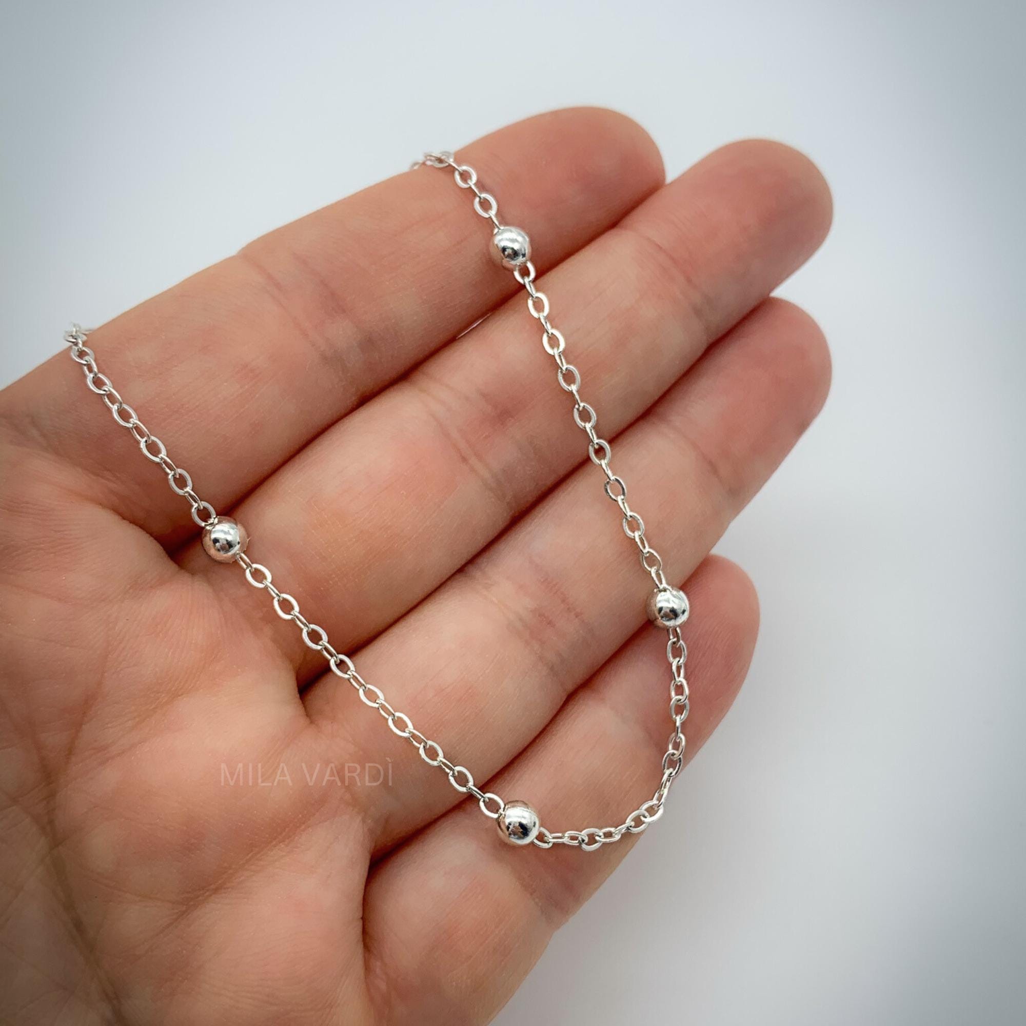 【TommassiniJewelry】Dainty Ball chainアンクレット TommassiniJewelry】Dainty Ball chainアンクレット