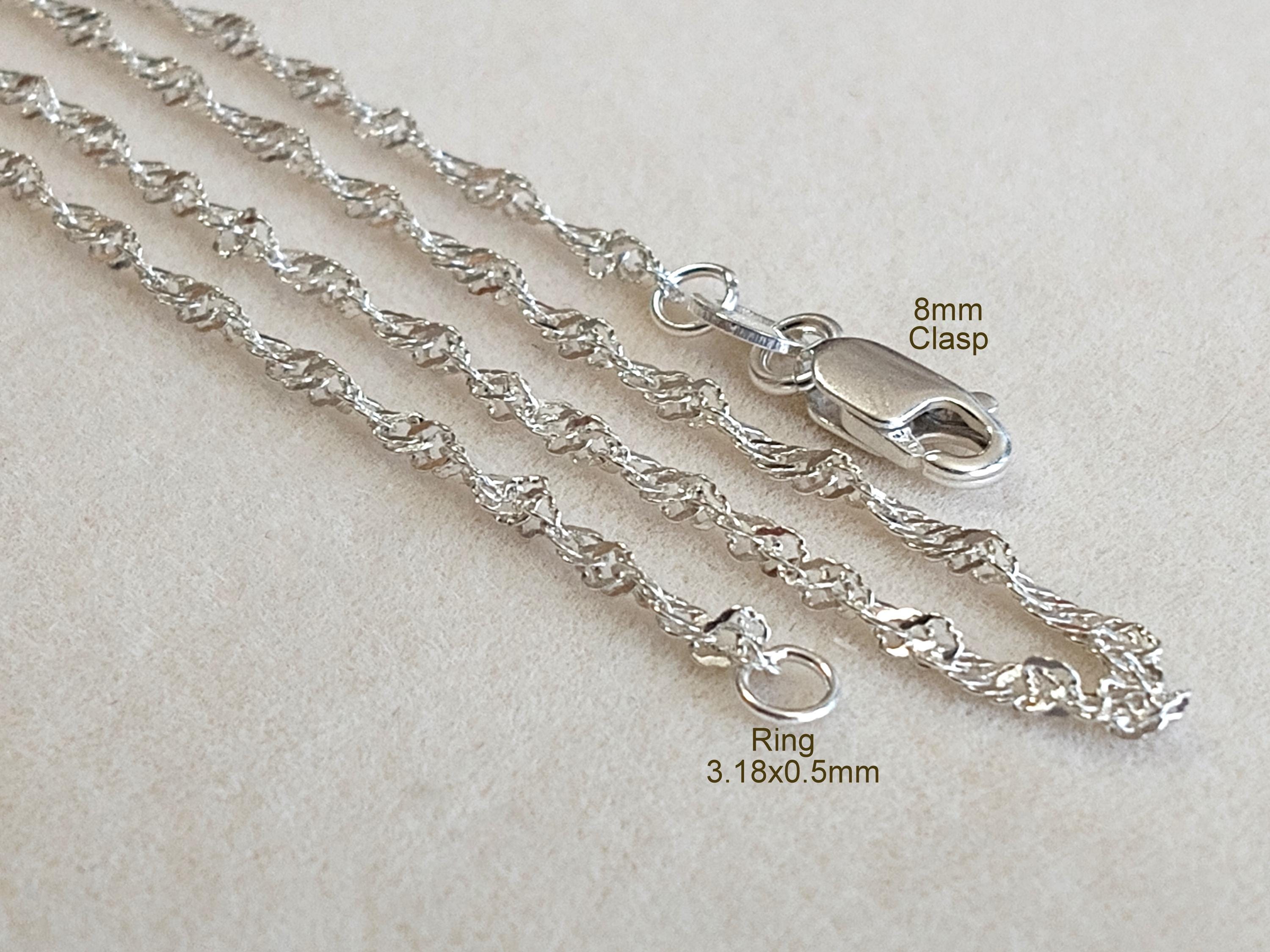 Silver 925 Rhodium Plated Clear CZ Cross Pendant Necklace - STP00664 | Silver Palace Inc