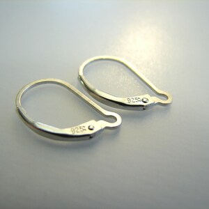 May include: Two silver earring hooks, each stamped with 925.