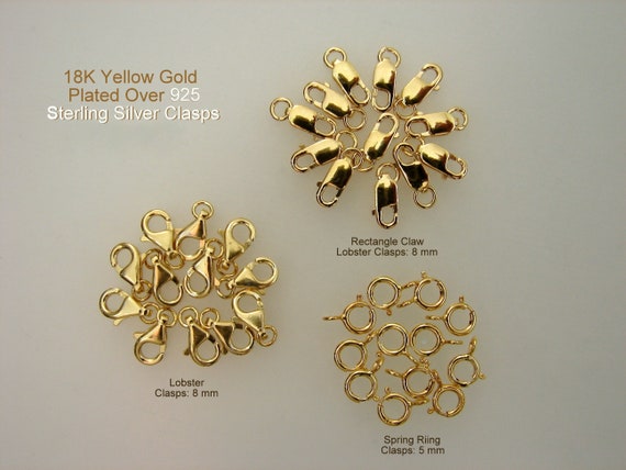 18K Gold Plating 925 Sterling Silver Rings Heart-Shape Cubic Zirconia Bride Savlano 18K Gold Plated 925 Sterling Silver 3mm Solid Italian Rope