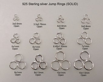 100 4mm Gold Jumpring Findings Gold Plated 19 Gauge 19g Gold Jump Rings -  Gold Findings (FS76)