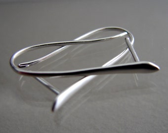 WHOLESALE. 925 Sterling Silver Pinch Bail, Size 29x14x2mm, (418BB105-3)