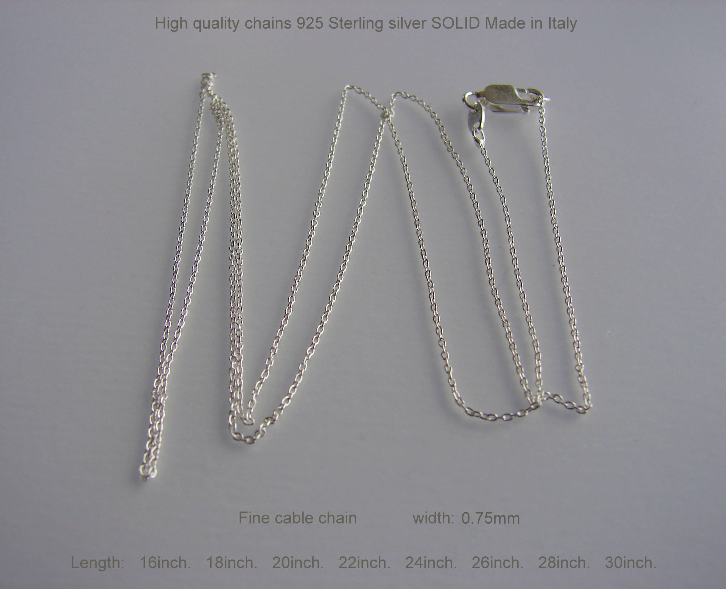  Silver Chain for Jewelry Making, 33 Feet 2mm Thin