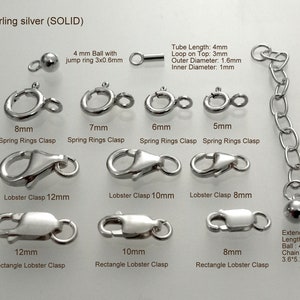 Lobster Clasp 15/Pkg Silver