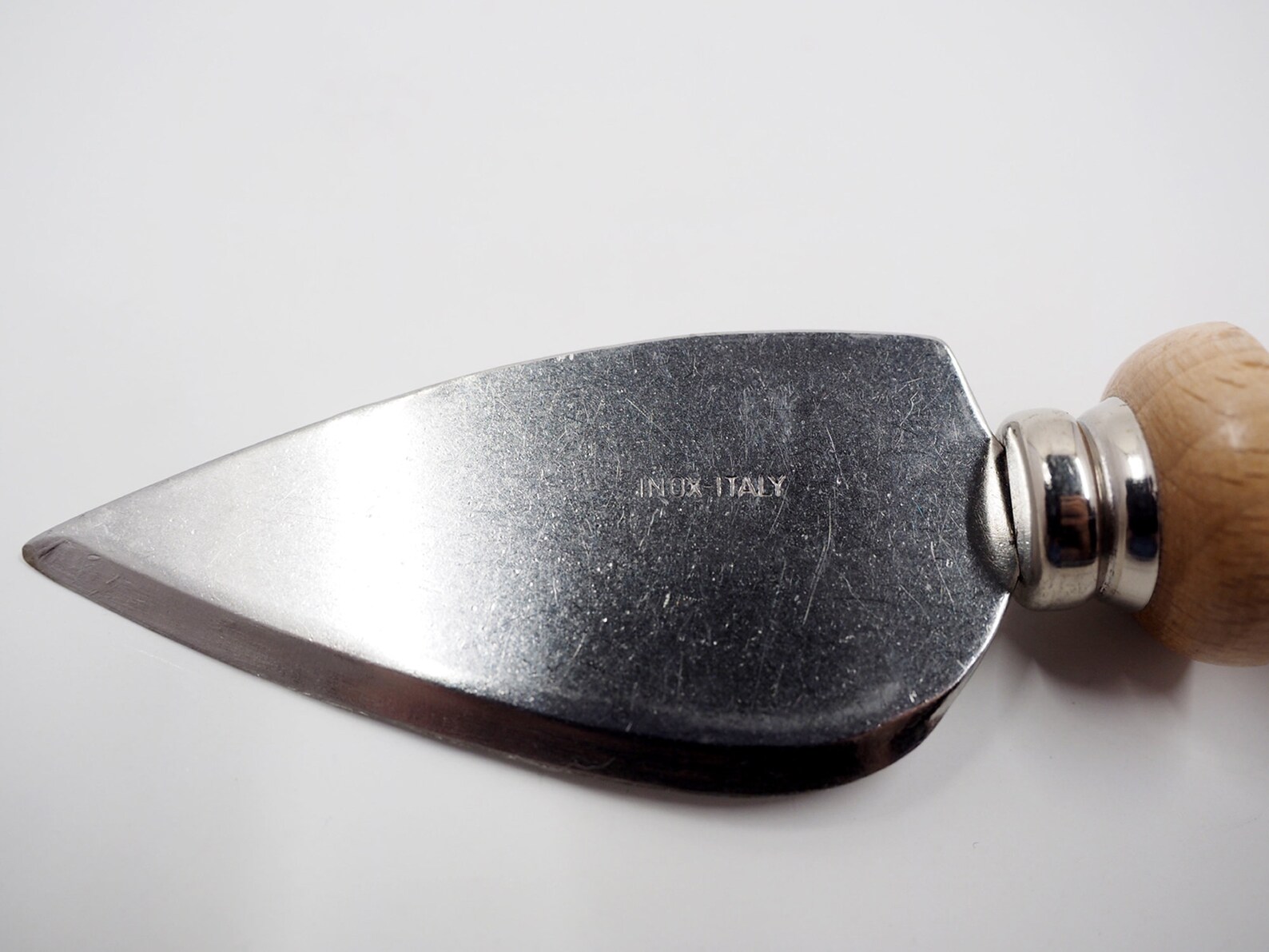 NOS Italian Cheese Knifewedge Bladesolid Wood Handlenew Etsy