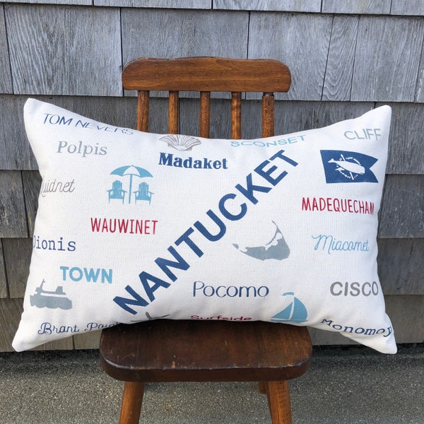 Nantucket pillow with insert