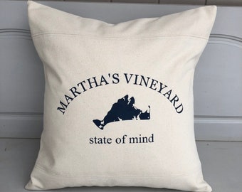 Martha's Vineyard-kussen met inzetstuk