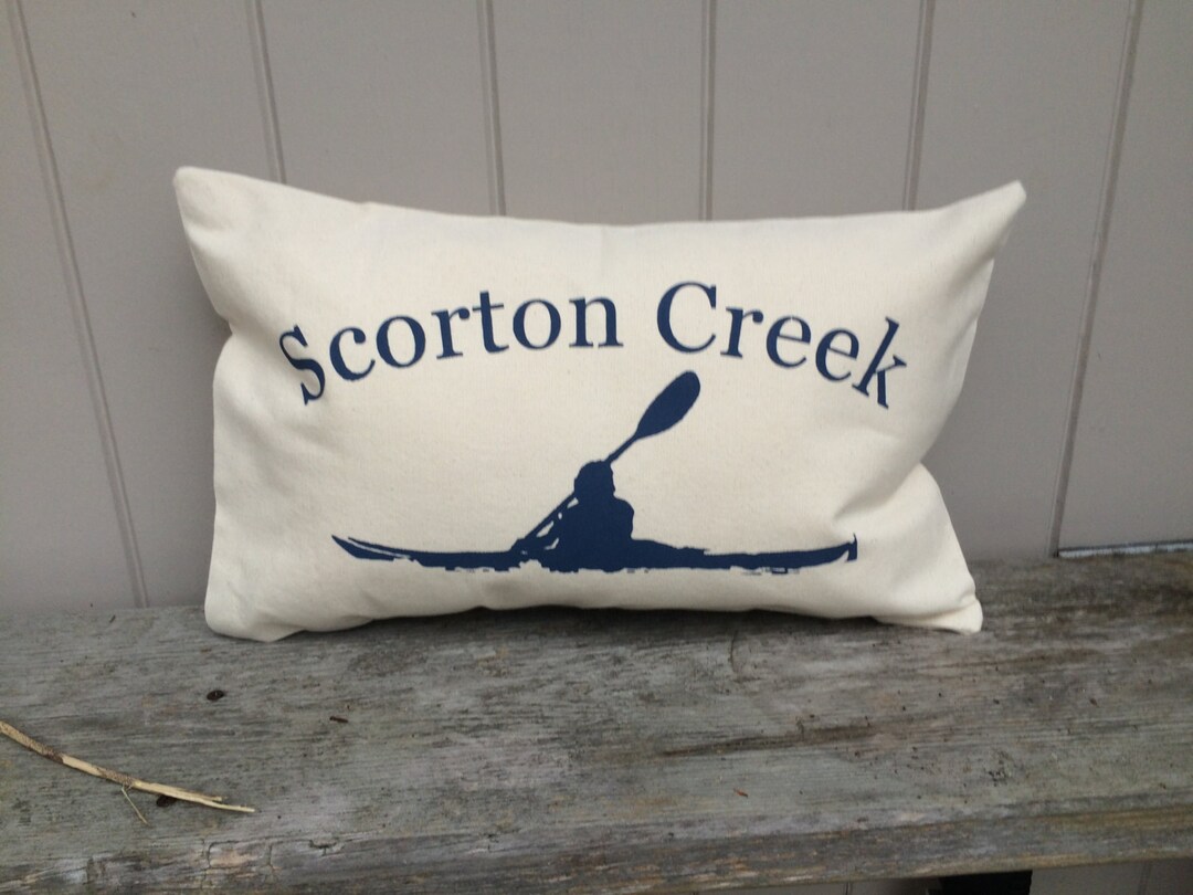 Customized Kayak Pillow 12x18 With INSERT Etsy