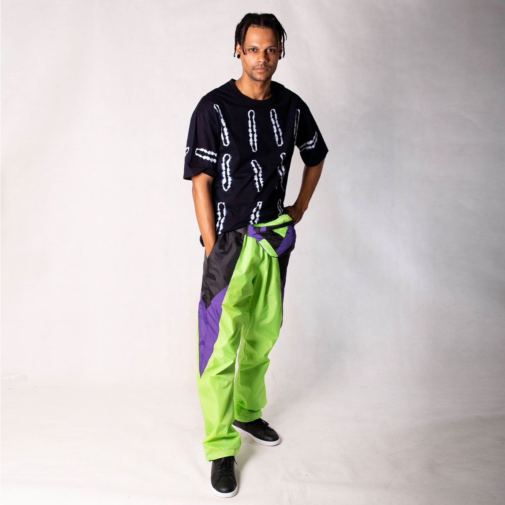 Bright green sweatpants best sale