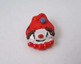 vintage pins- Clown brooch pin (1 or 12 pieces)- 90s accessories