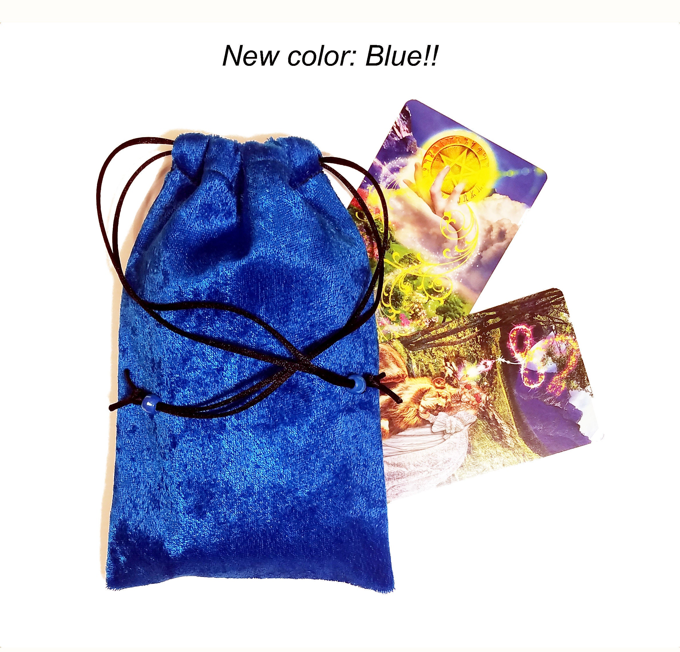 Velvet Tarot Bag Drawstring Fully Lined, Silk Lining Option, Velvet ...