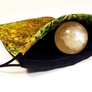 Mystic Forest Batik Tarot Bag – 5x7 Inch Drawstring Pouch for Runes ...