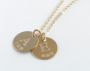 engraved necklace etsy