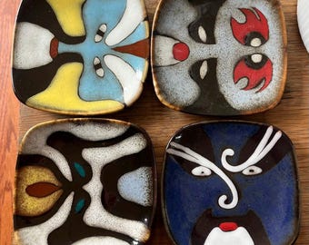 Dekoracyjne talerze ceramiczne inspirowane Fantonim – vintage