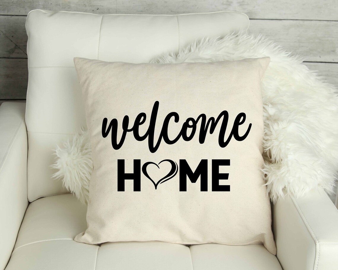 Home Throw Pillow Cover Rustic Pillow Casedecorative Etsy