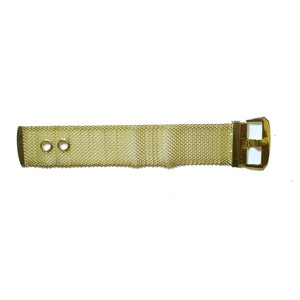 Vintage Gold Tone Mesh Belt Bracelet