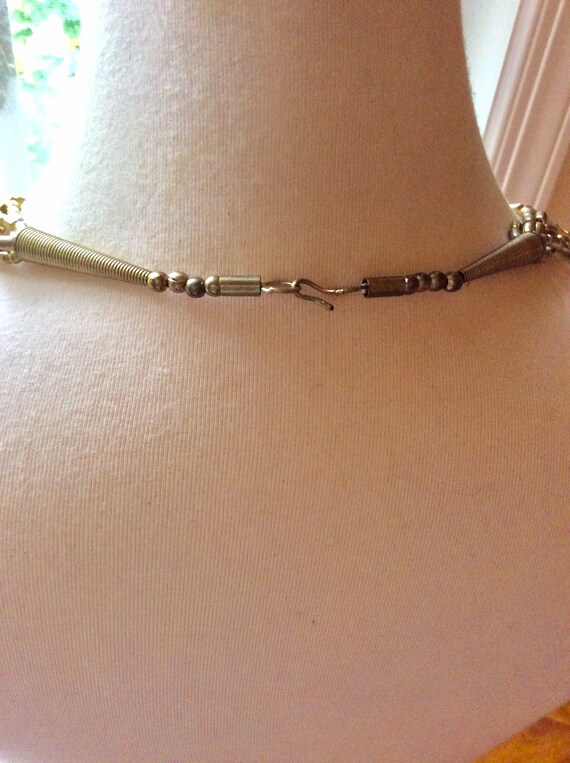 Multi Stranded Brass Bib Necklace - image 3