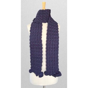 Handmade Crochet Winter Scarf “Violet Affection” - Purple / Holiday / Christmas Gift / Made in USA
