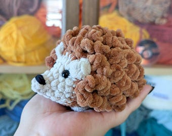 Hedgehog Stuffed Animal - Woodland Critter Plushie