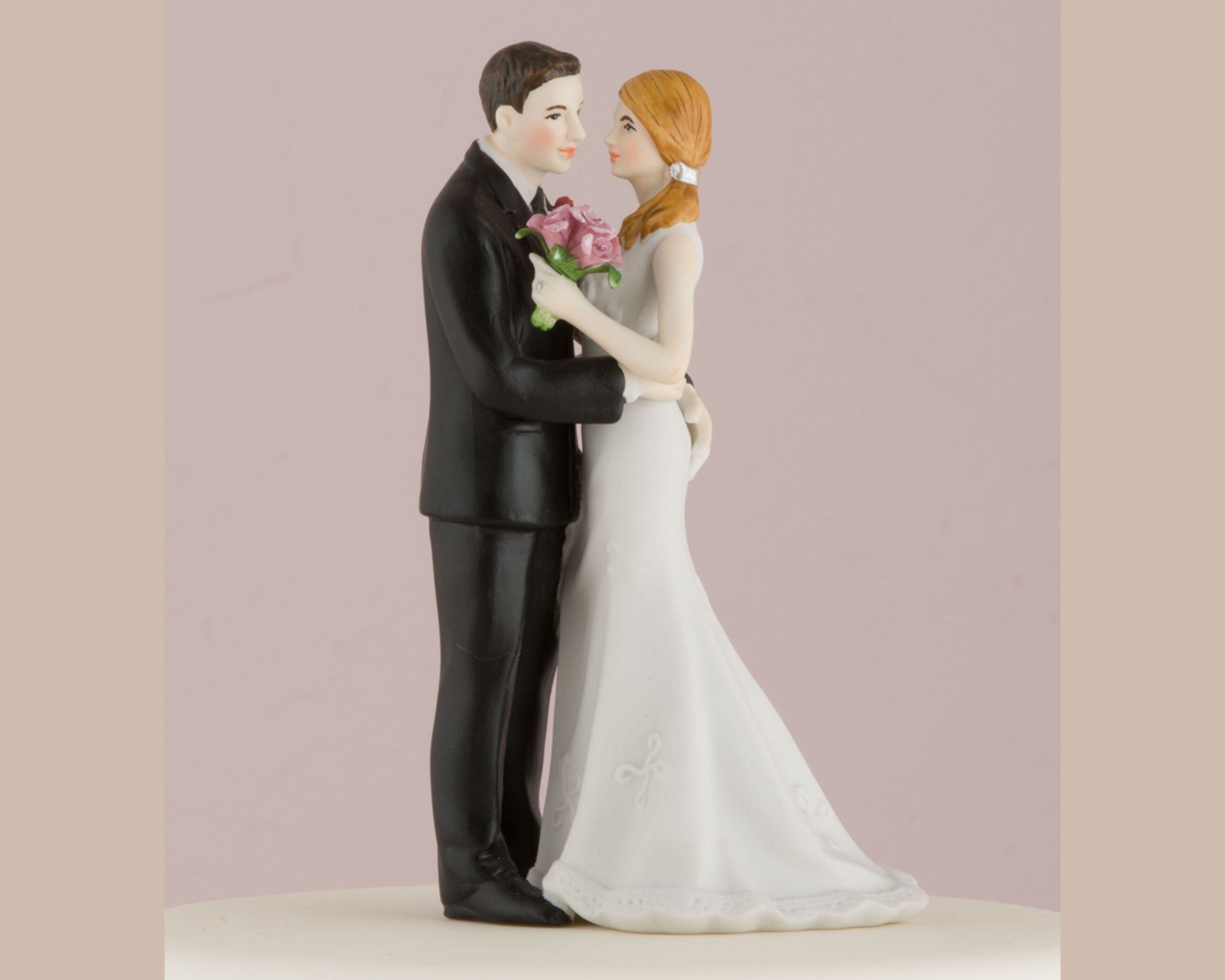 Custom Wedding Cake Topper Cheeky Couple Figurine Wedding - Etsy UK