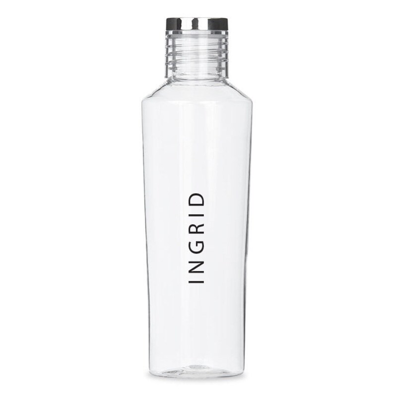 Personalised Plastic Water Bottle Custom Name Water Bottle Etsy