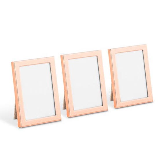 Mini Rose Gold Photo Frame Pack of 3 Wedding Décor DIY Etsy UK