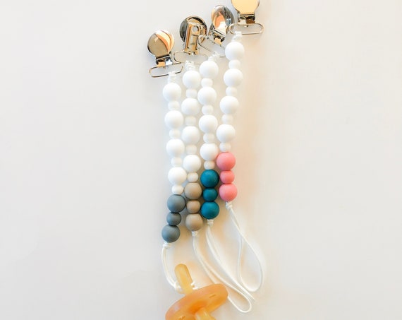 Bubble Clip - Silicone Pacifier Clip (pacifier Not included)