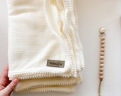 IVORY CONFETTI Gauze Swaddles