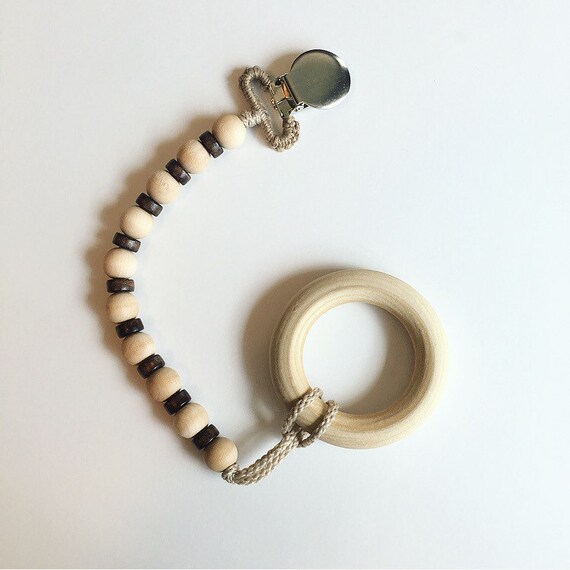 NomiLu Finn Clip -- Dual Toned Clip (Ring & Pacifier not included)