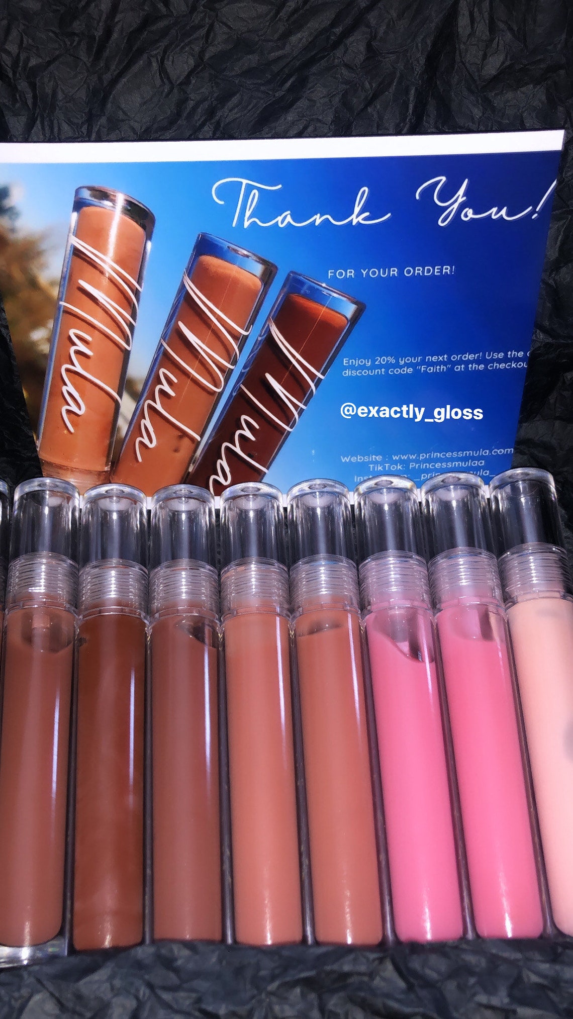 Wholesale prefilled lip gloss wand tubes UK peach clear Etsy