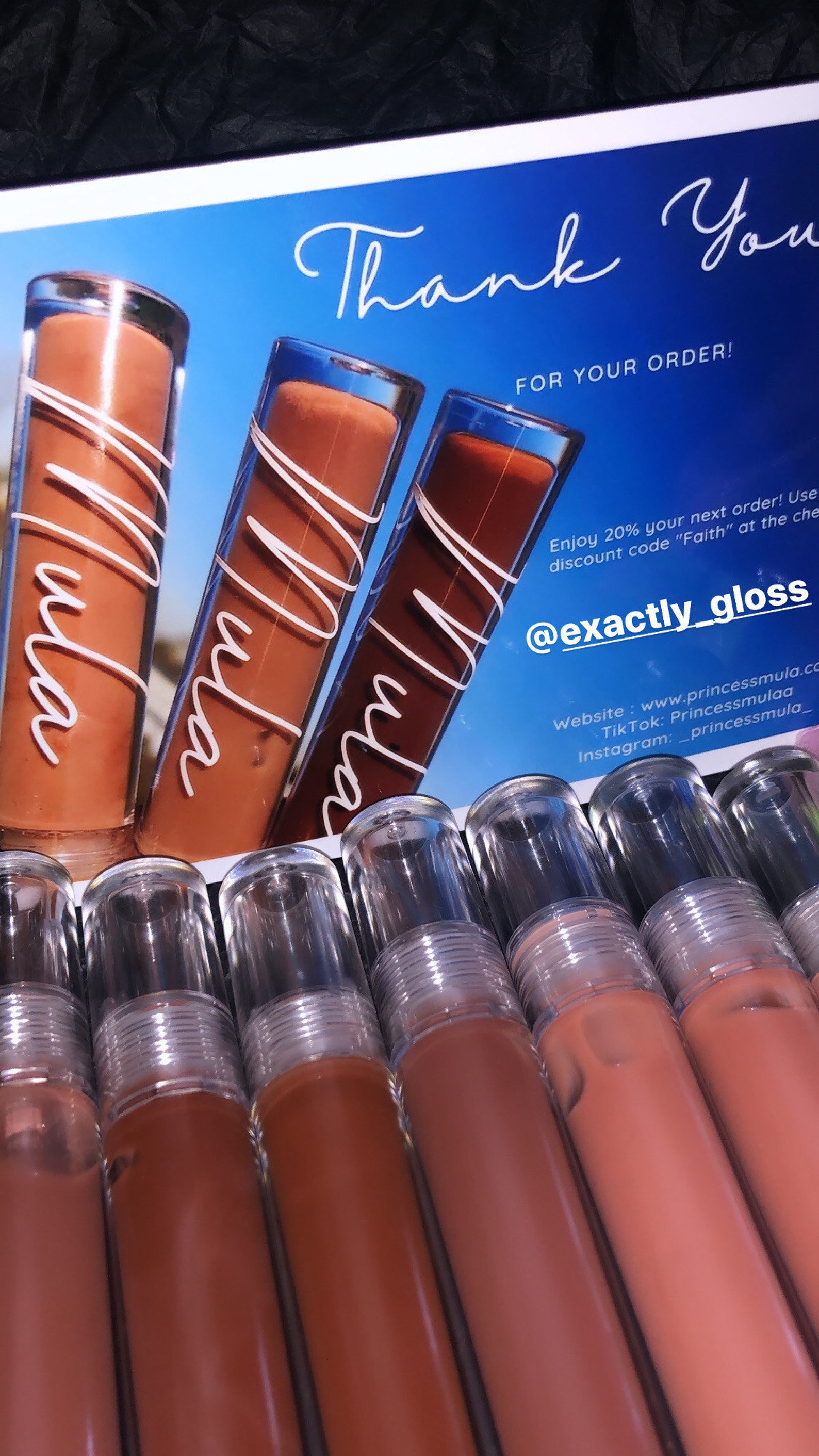 Wholesale Prefilled Lip Gloss Wand Tubes UK Nude Brown Etsy