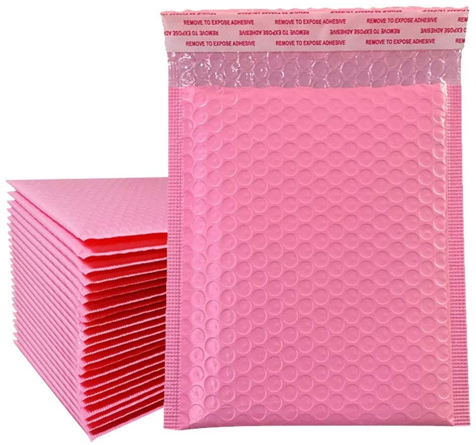 Pink bubble mailers bulk Padded envelope coloured bubble Etsy
