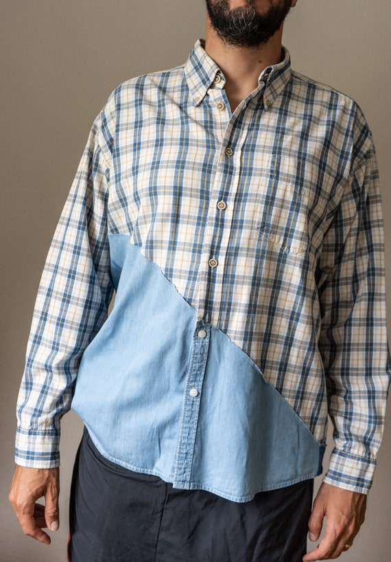 Upcycled Mens Clothing, Vintage Short, Upcycled Hipster