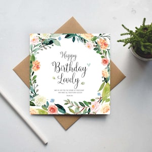 Tarjetas cristianas, Feliz cumpleaños, querida - Salmo 20:4, Tarjeta de cumpleaños para la mejor amiga, Tarjetas con versículos bíblicos, Tarjetas de las Escrituras, Impresión cristiana (GC64C)