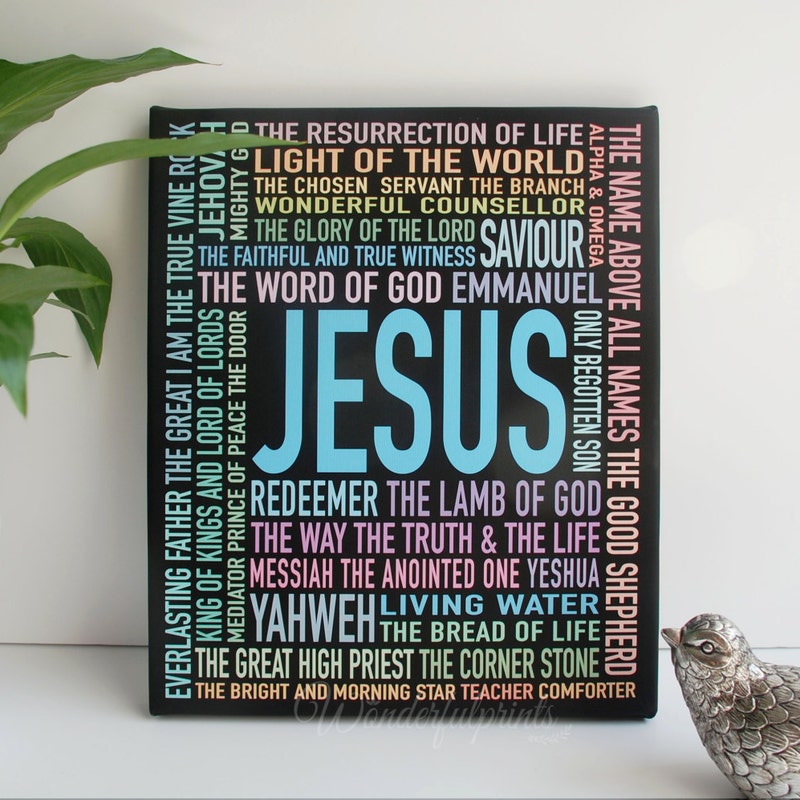 Names of Jesus Art - Etsy