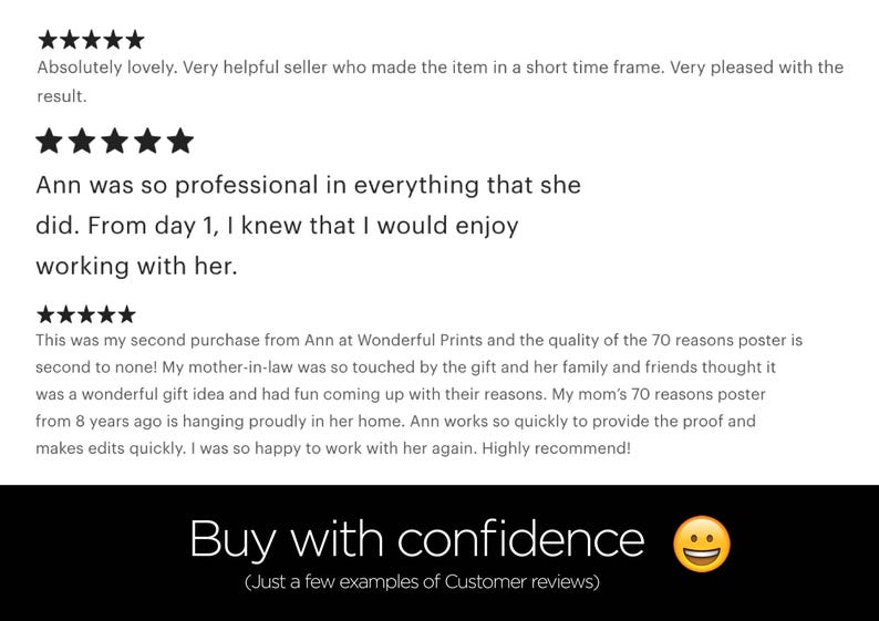 75th Birthday Gift, for HIM, for Men, 75th Dad, 75 Reasons Why We Love