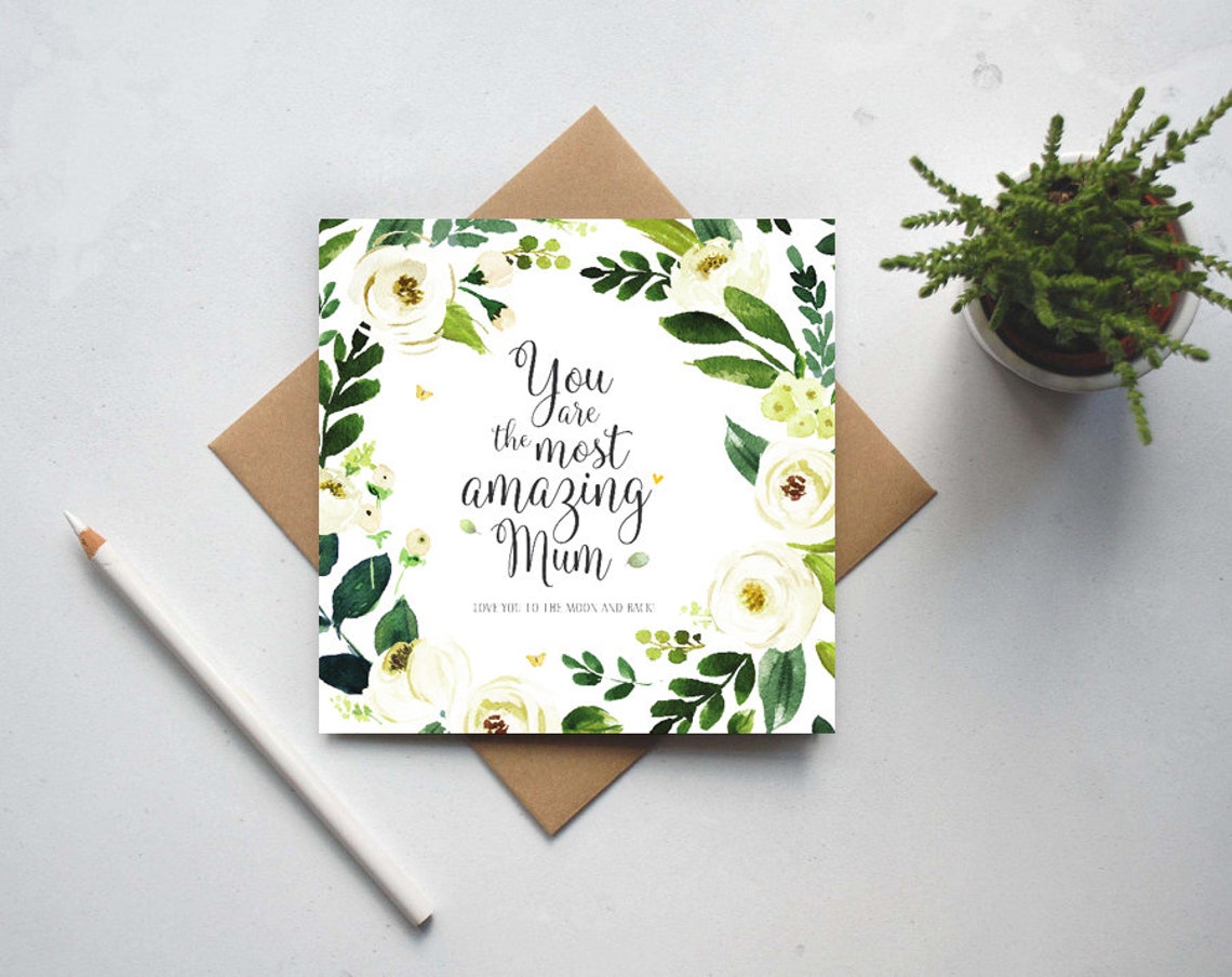 American Greetings Muttertagskarte – Verwandelt Sich In Ein Schild, Mit Glitzer & Feder