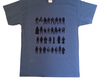 Star Wars action figures t shirt